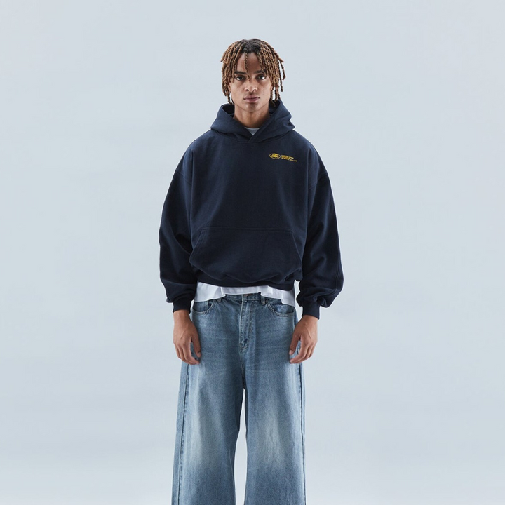Petra | Sweat à capuche oversize pour femmes avec impression de texte
