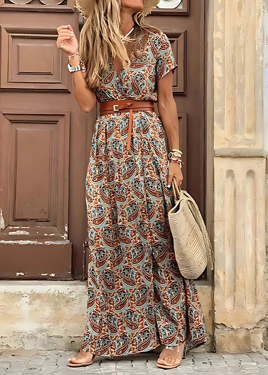 Elina | Robe Maxikleid Boho au look élégant