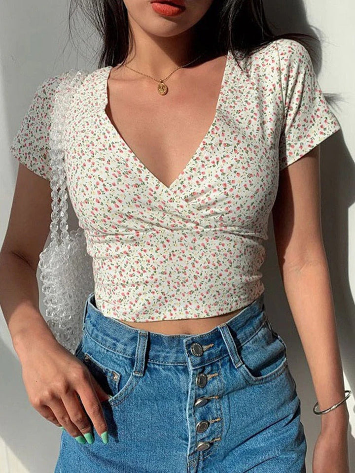 Shayne - Crop Top Blouse