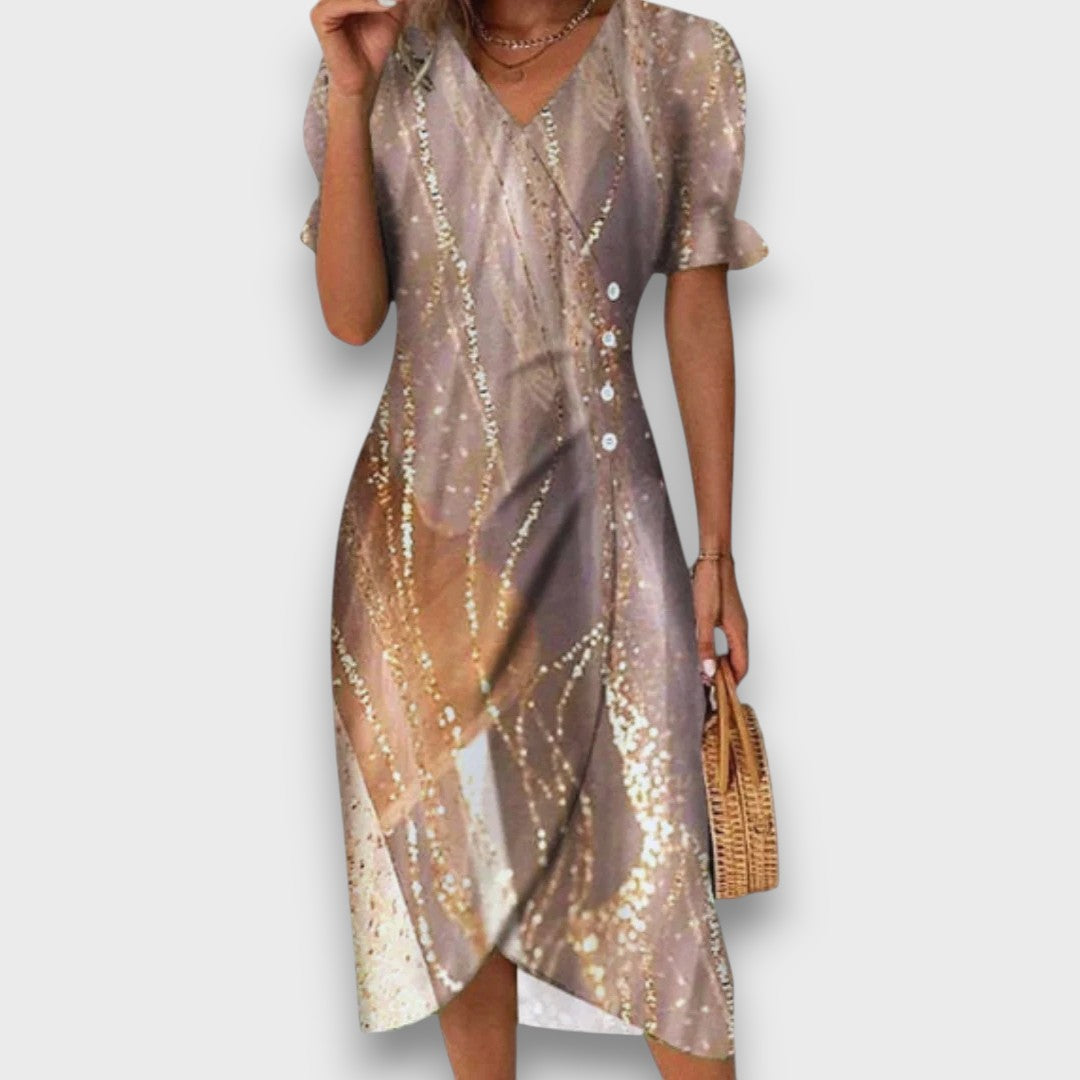 Heliane – Robe Midi Fleurie