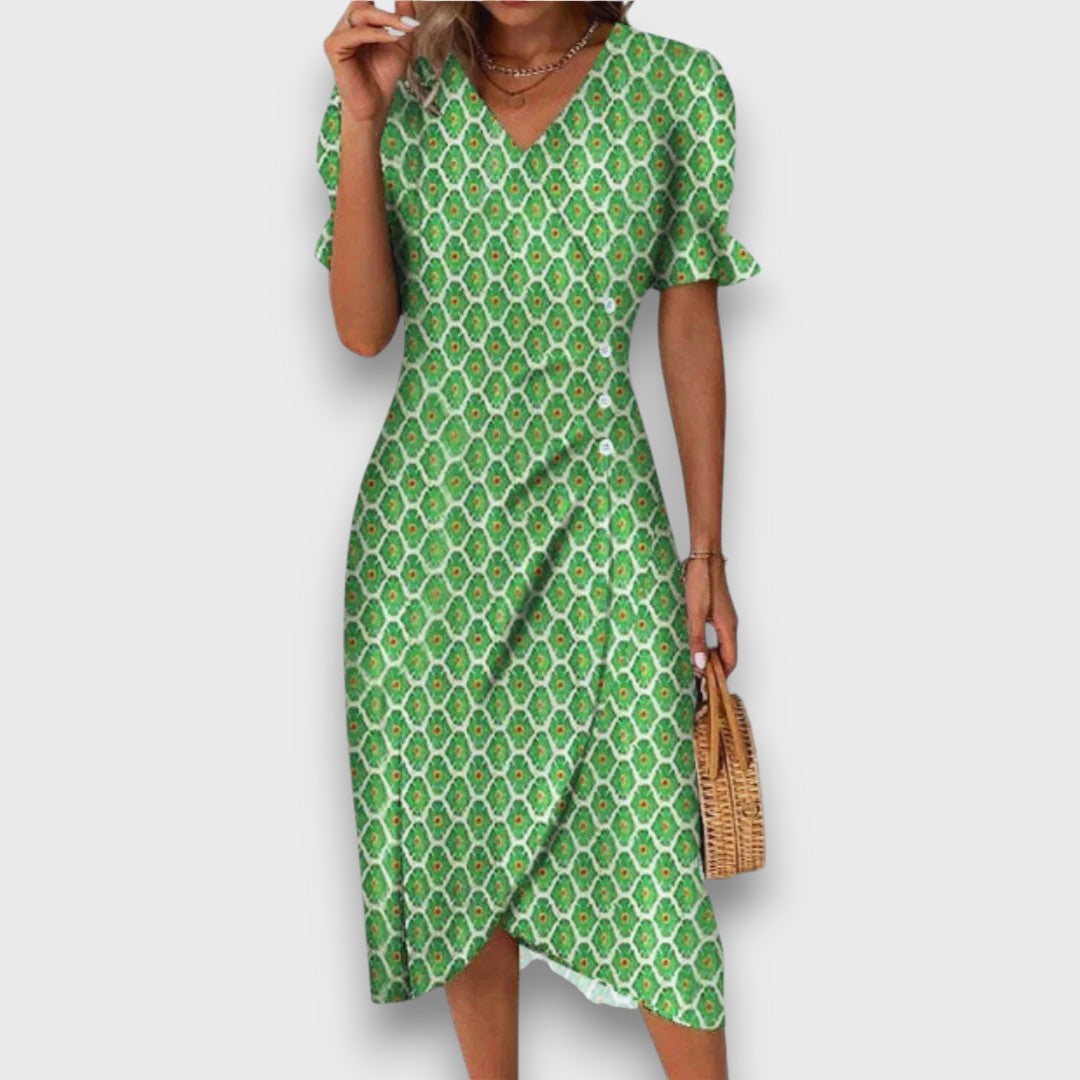 Heliane – Robe Midi Fleurie