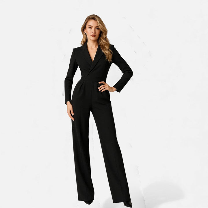Combinaison élégante pour femmes avec col de costume