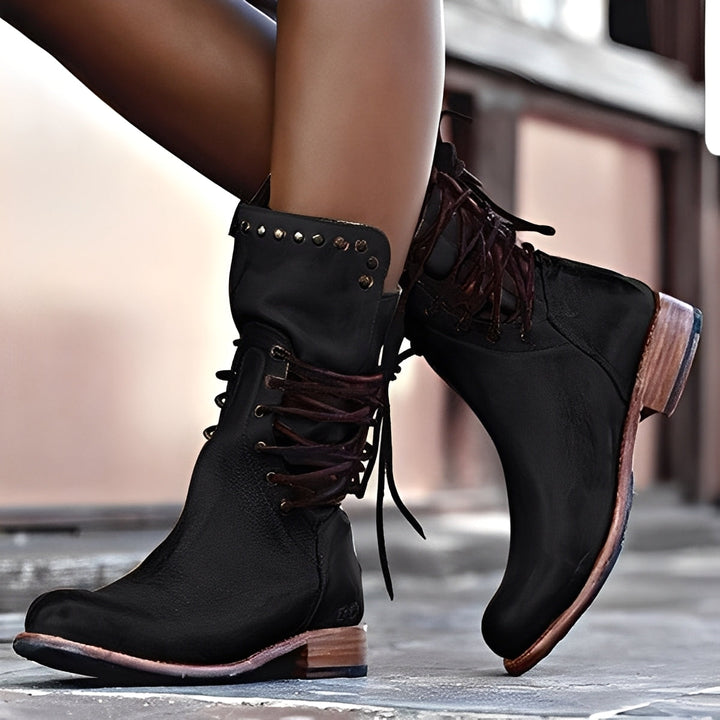 Lenora - Bottes classiques pour femmes à talon bas