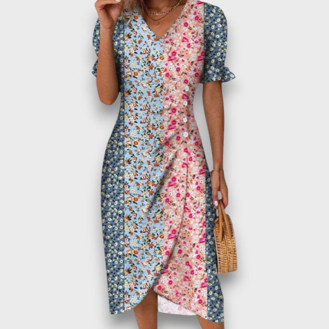 Heliane – Robe Midi Fleurie