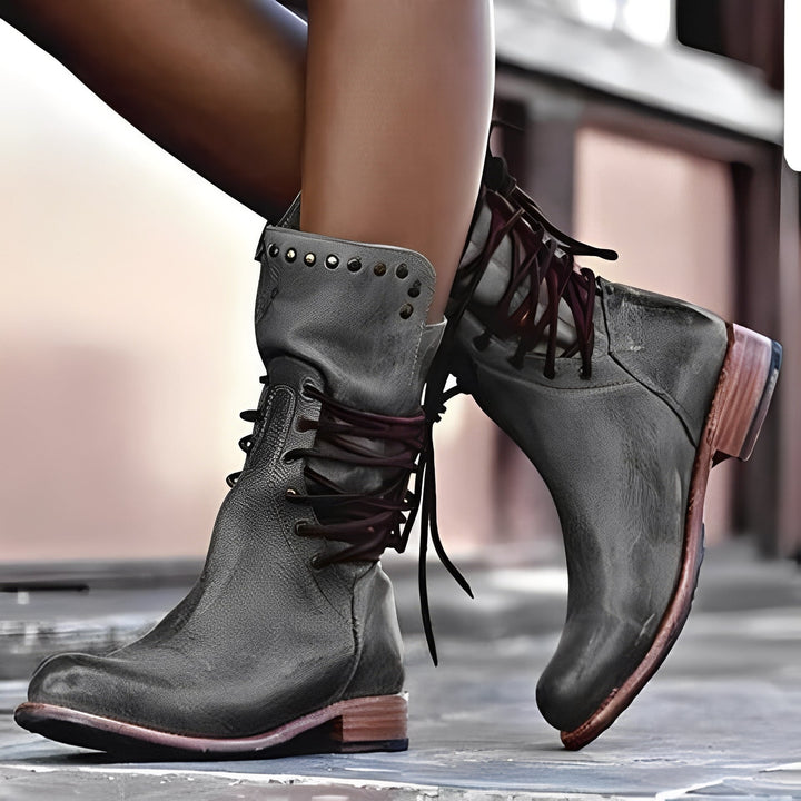 Lenora - Bottes classiques pour femmes à talon bas