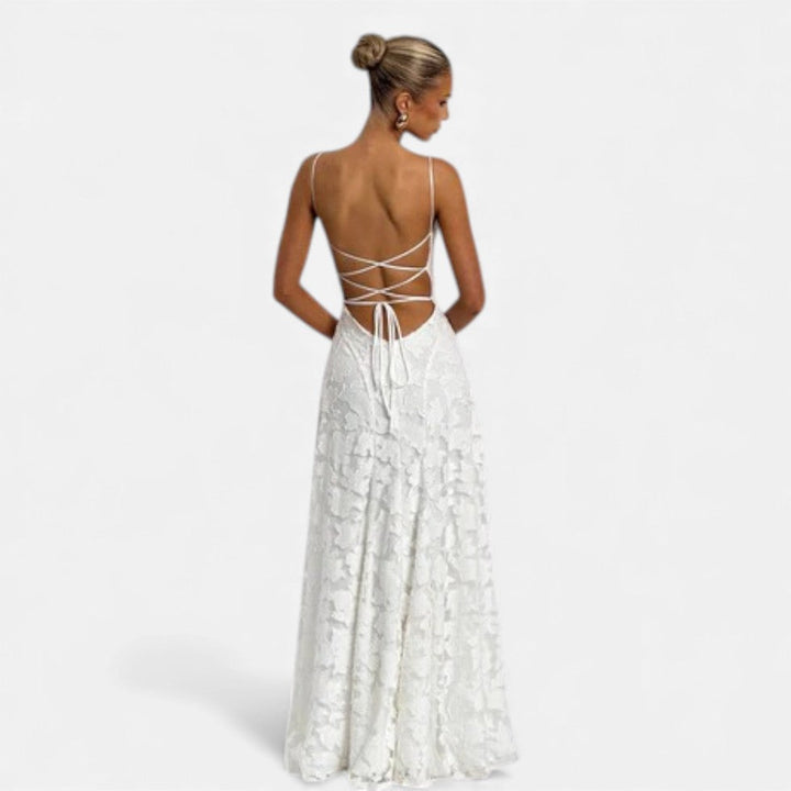 Robe de soirée femme avec silhouette évasée