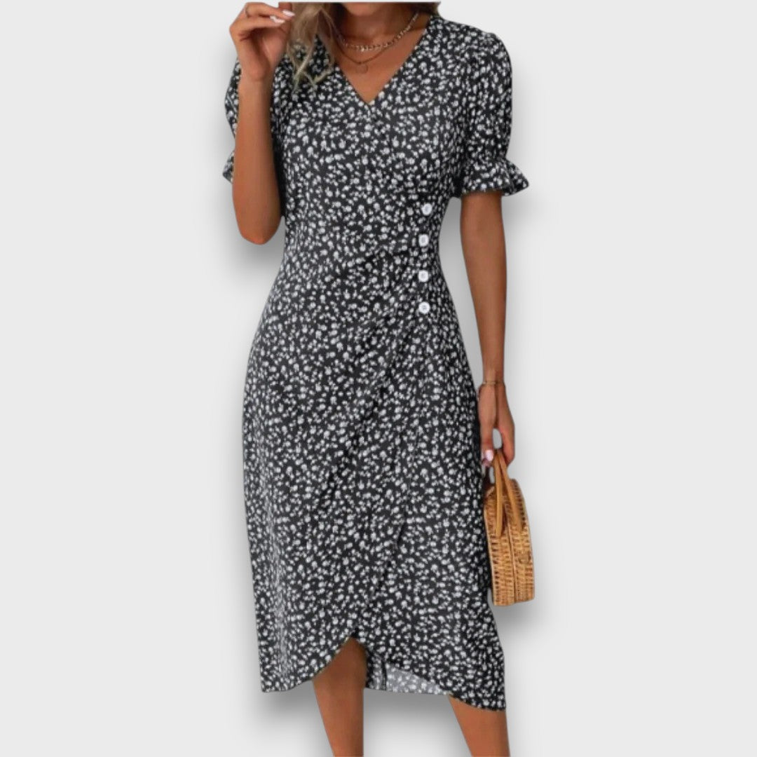 Heliane – Robe Midi Fleurie