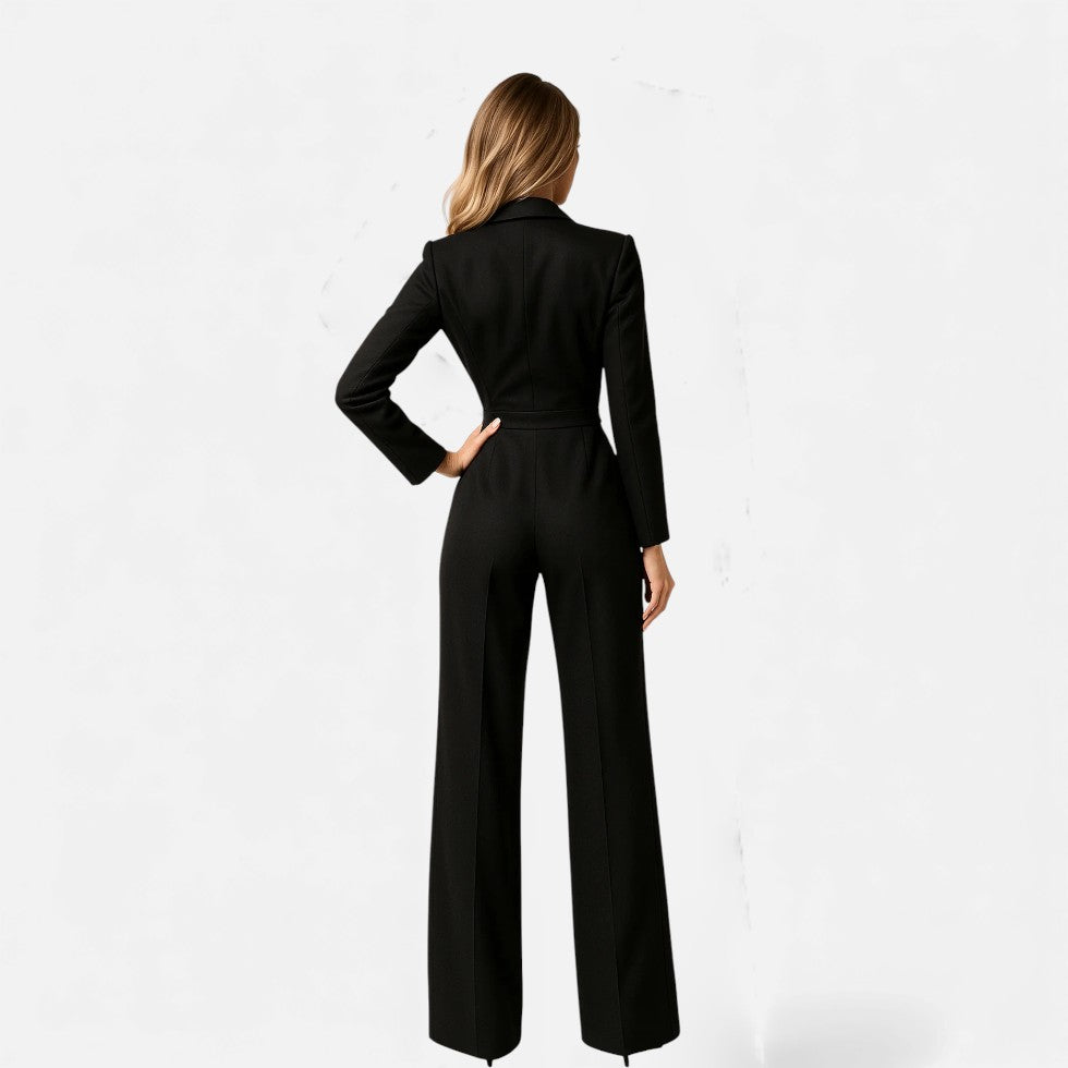 Combinaison élégante pour femmes avec col de costume