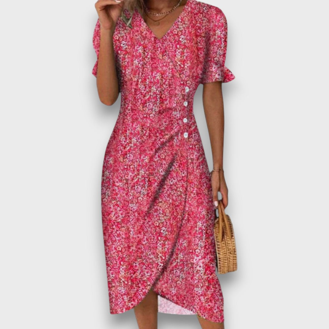 Heliane – Robe Midi Fleurie