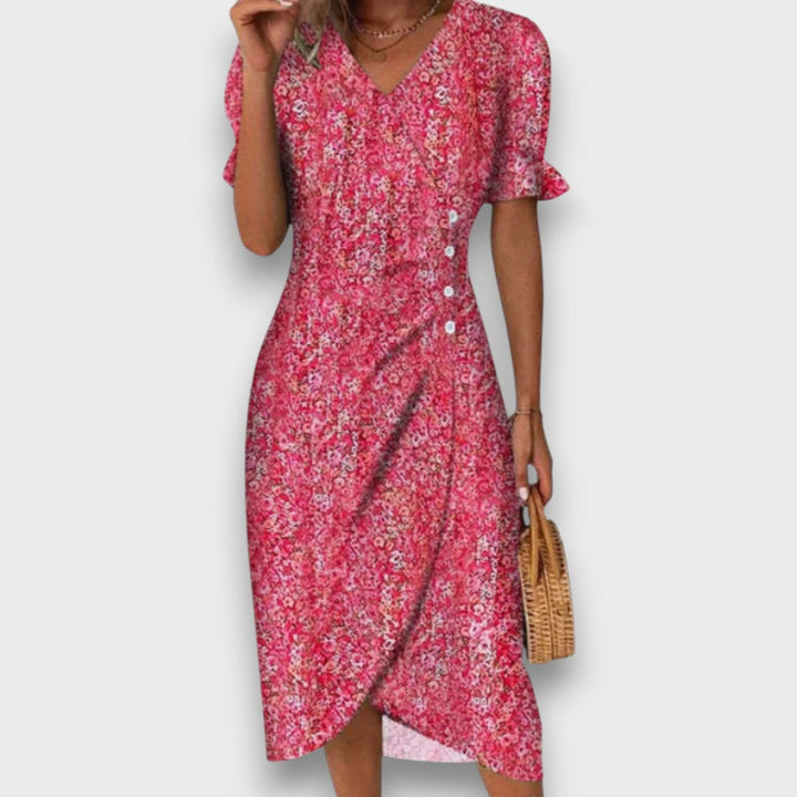 Heliane – Robe Midi Fleurie