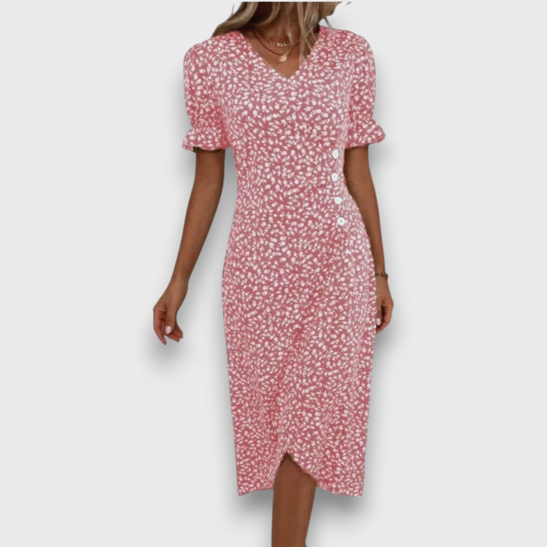Heliane – Robe Midi Fleurie