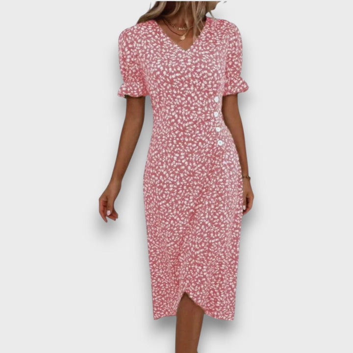 Heliane – Robe Midi Fleurie