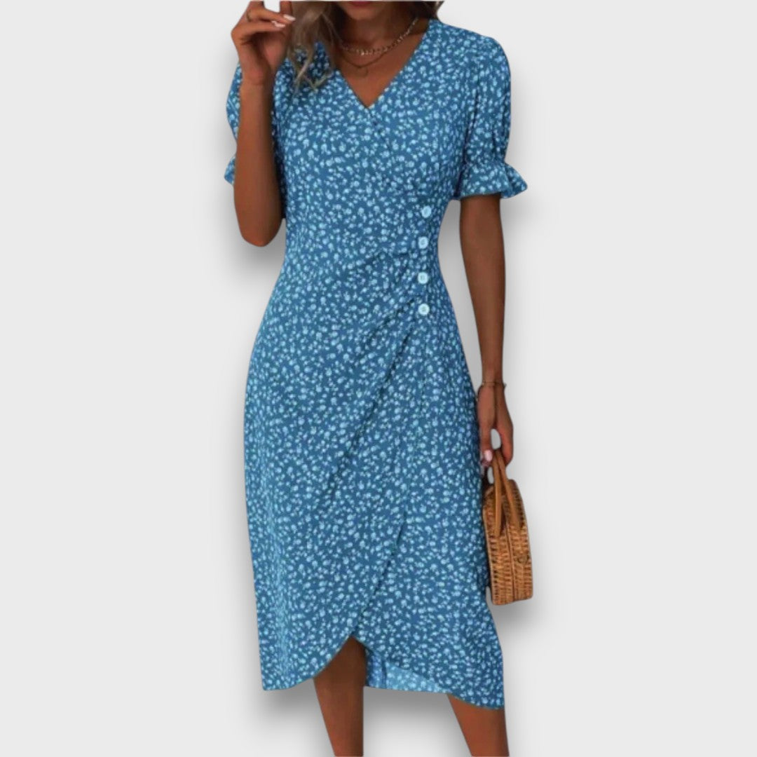 Heliane – Robe Midi Fleurie