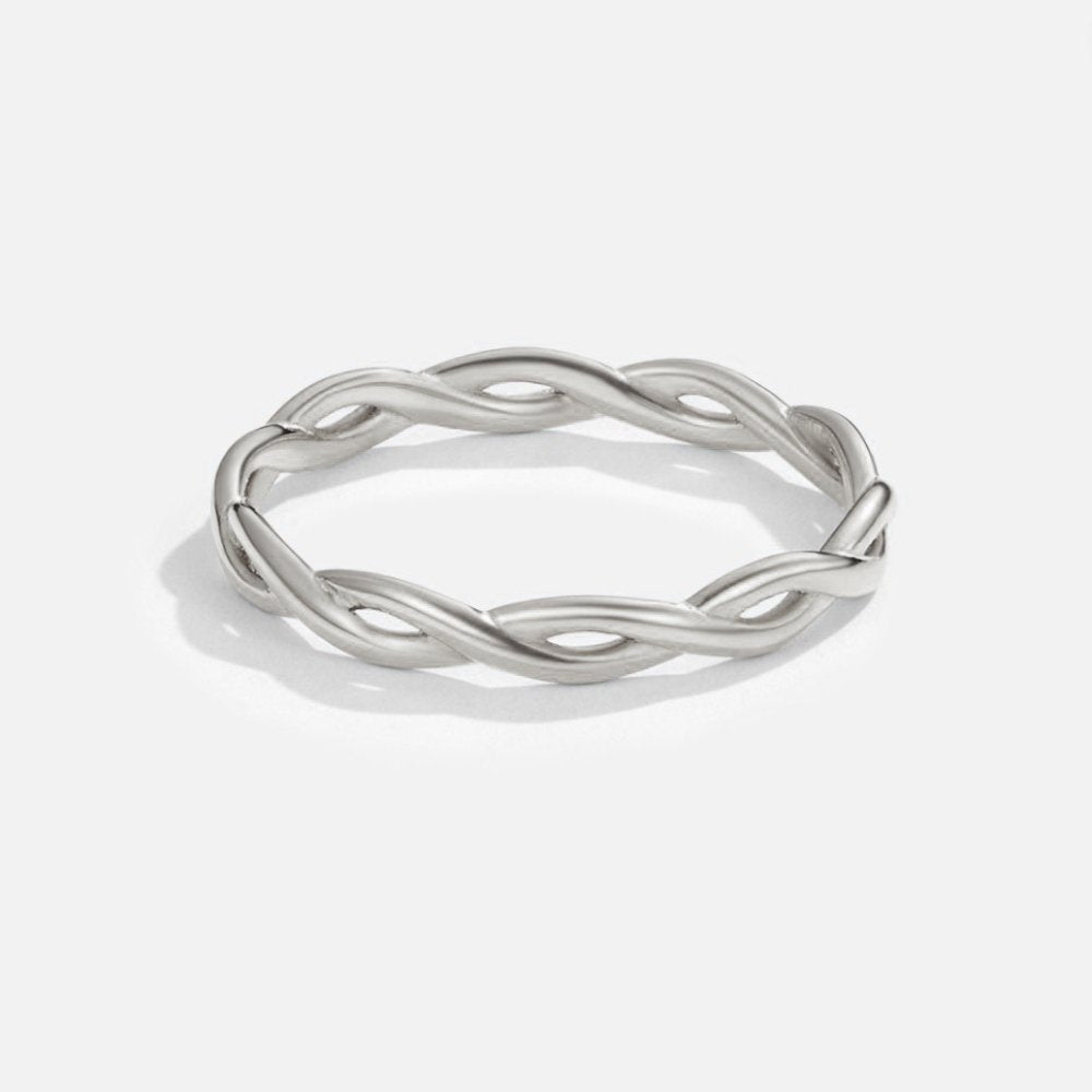 Bague tournante Infinity 18K Argent