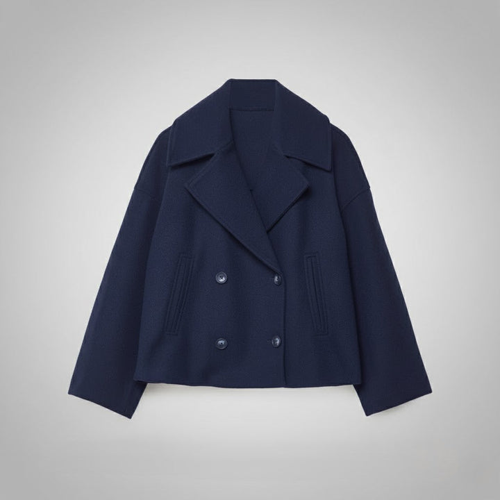 Johanna | Manteau court élégant pour femmes avec boutons
