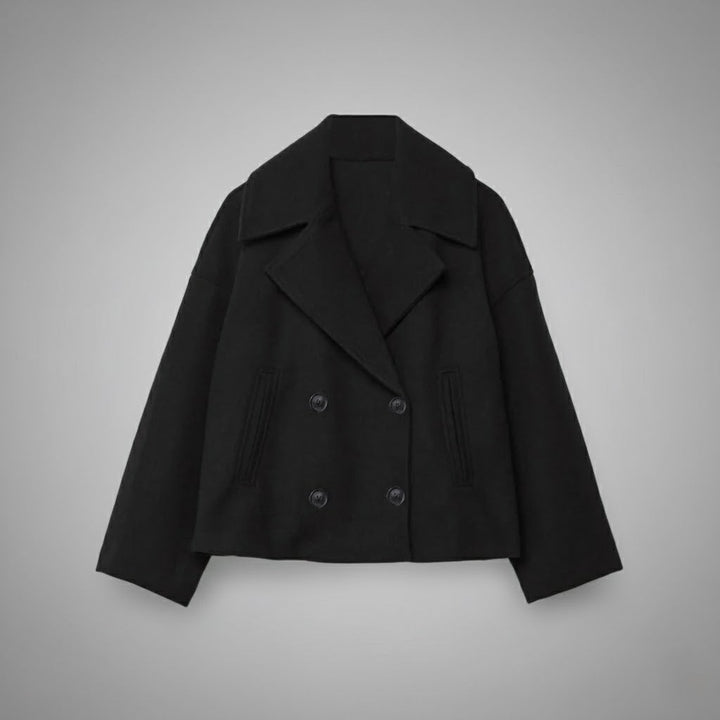 Johanna | Manteau court élégant pour femmes avec boutons