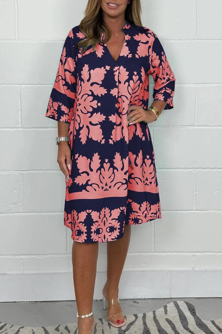 Niva | Robe midi brillante de printemps