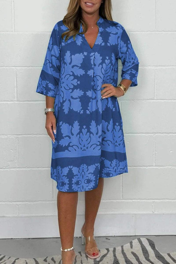 Niva | Robe midi brillante de printemps
