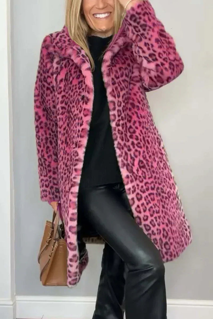 ZOE – Manteau d'hiver pour femmes avec imprimé animal