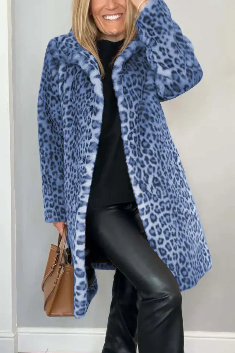 ZOE – Manteau d'hiver pour femmes avec imprimé animal