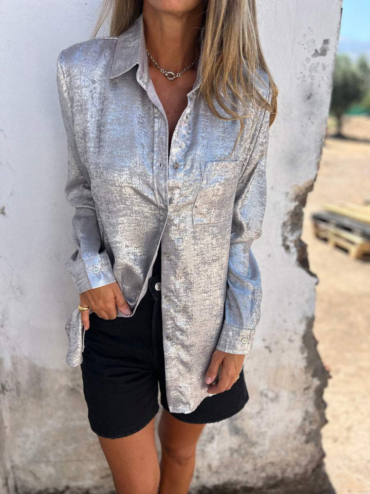 Marlene - Blouse en Soie Élégante