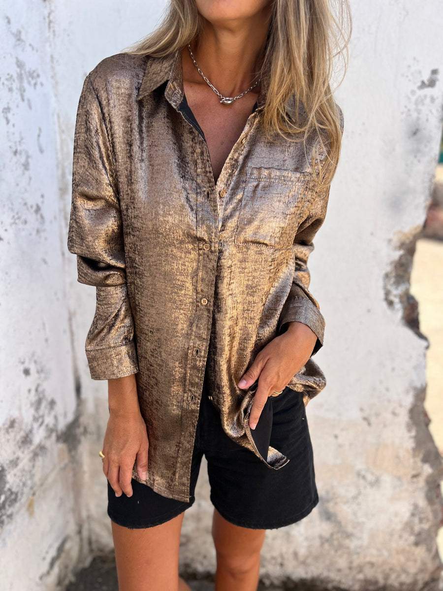 Marlene - Blouse en Soie Élégante