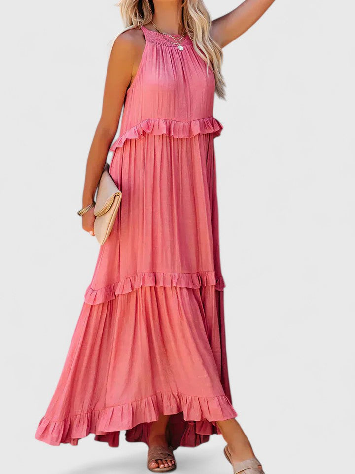Julia | Robe maxi drapée élégante pour femmes