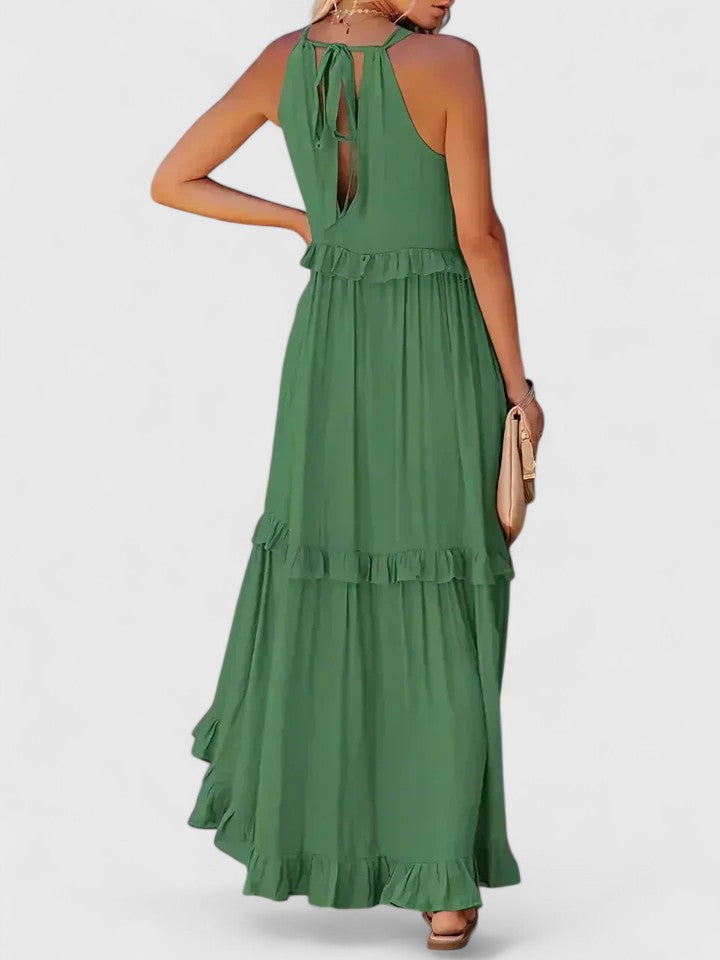 Julia | Robe maxi drapée élégante pour femmes