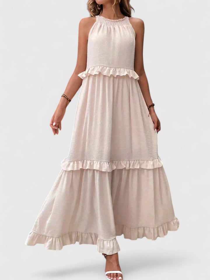 Julia | Robe maxi drapée élégante pour femmes