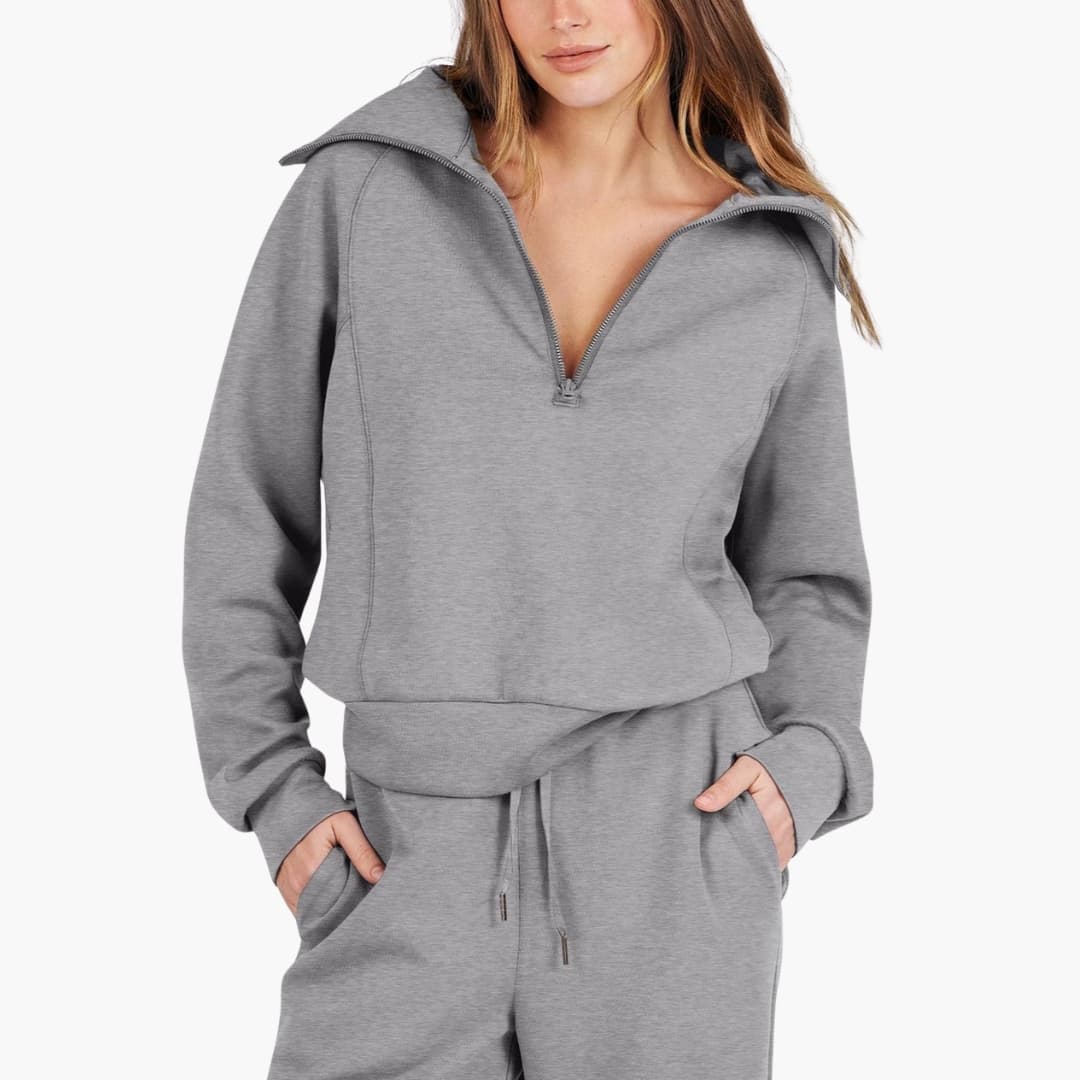 Katarina | Ensemble de survêtement pour femmes avec demi-zip