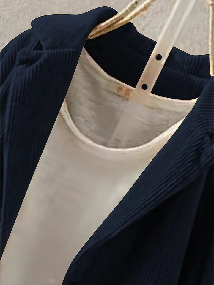 Kerstin | Blazer en velours côtelé décontracté pour femmes avec fermeture à boutons