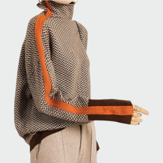 Lara | Pull à col roulé en tricot pour femmes