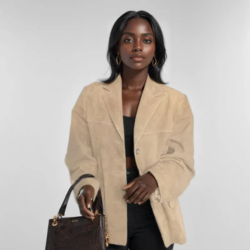 Manteau blazer classique pour femmes | surdimensionné