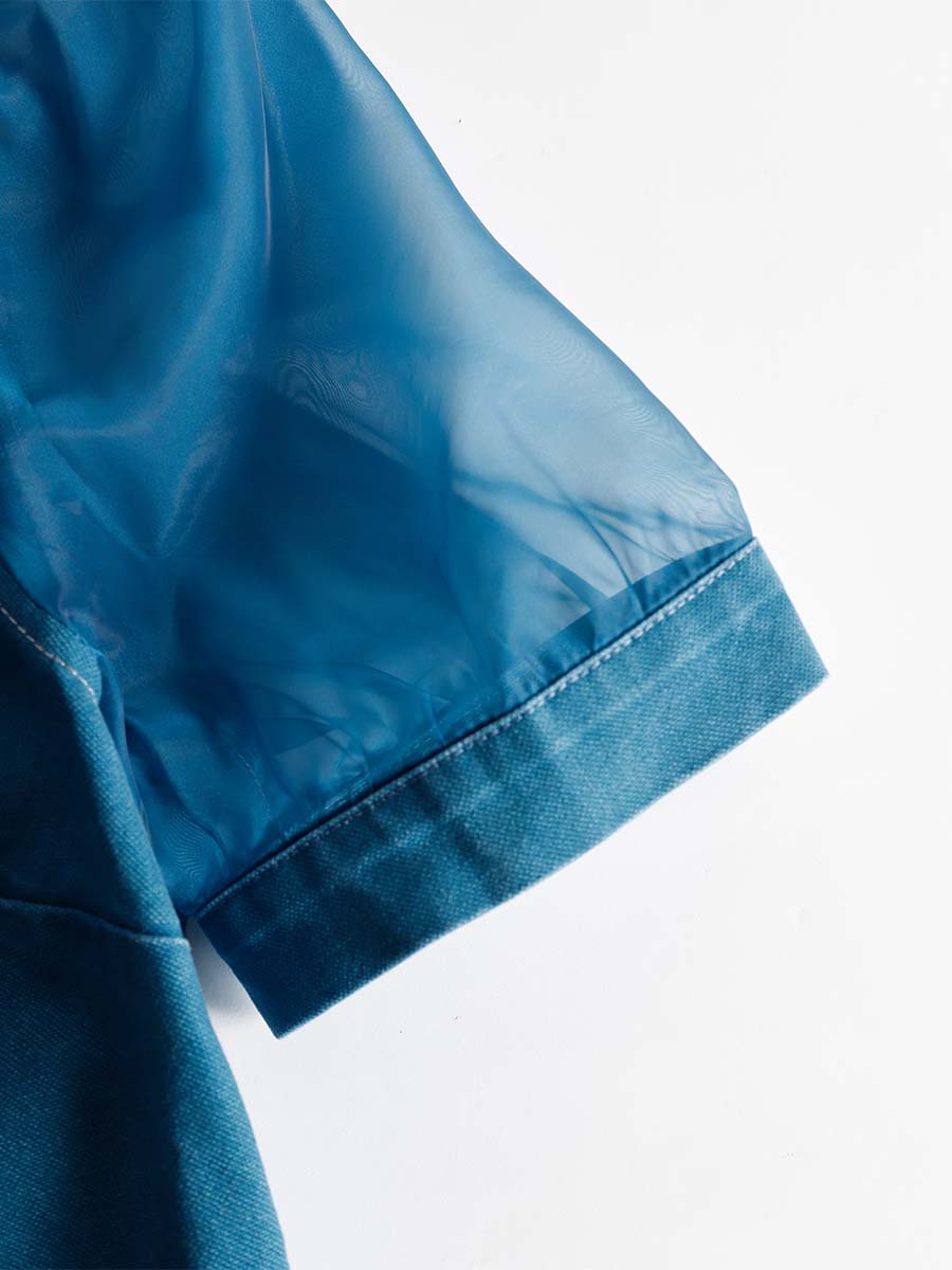 Klementine | Robe maxi en jean à boutons pour femmes