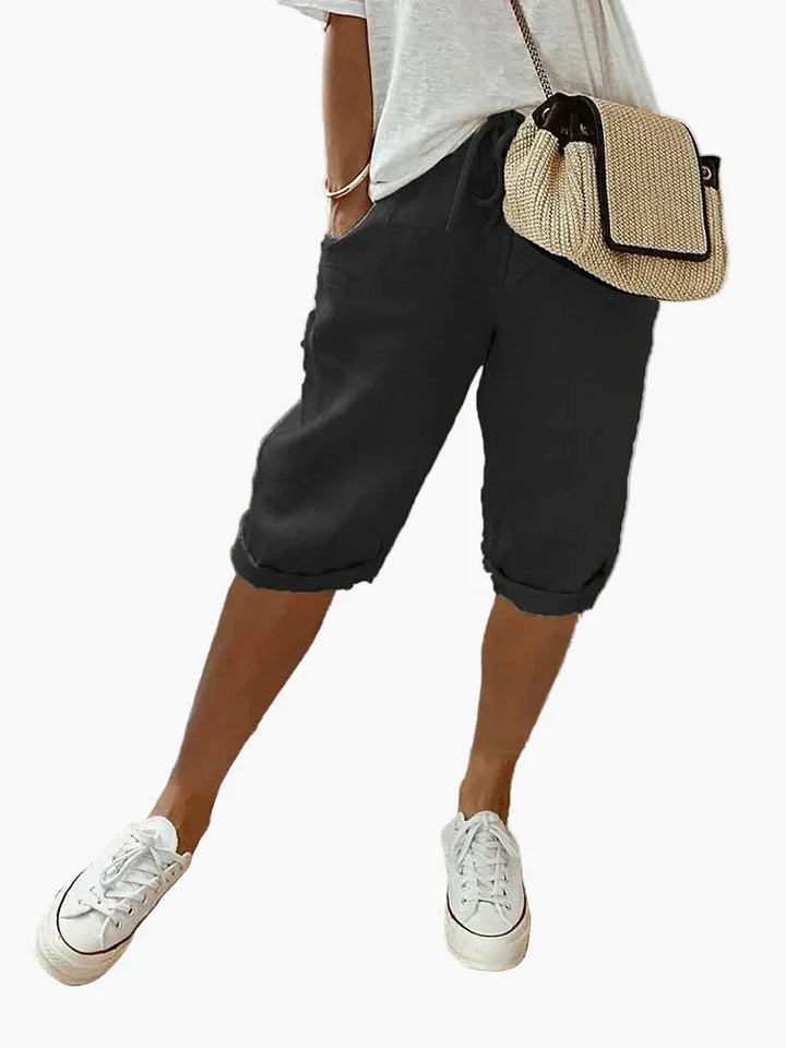 Shorts pour femmes avec cordon – Bermudas élégantes pour l'été, le quotidien et les vacances