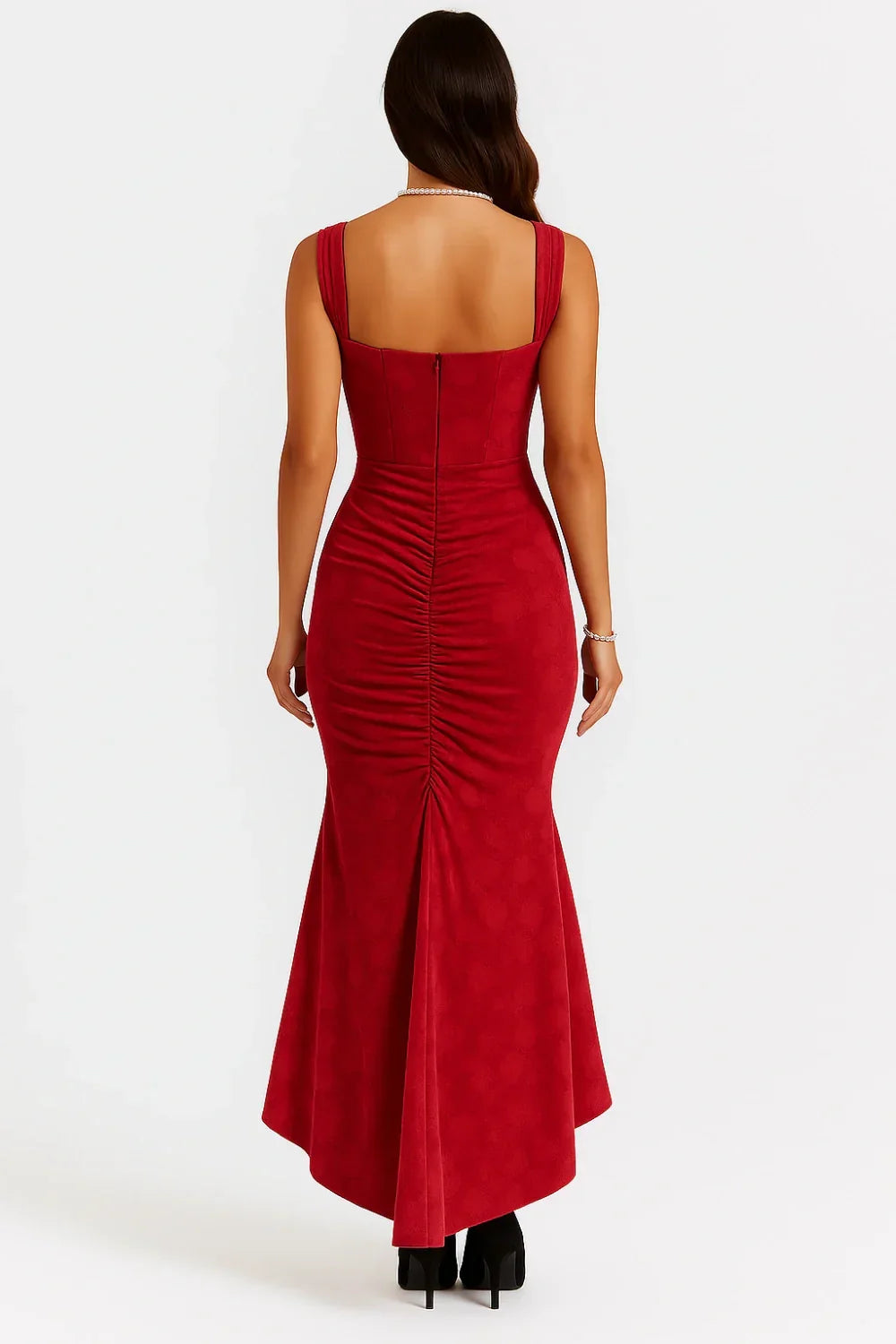 Annika | Robe Maxi Corset Femme Volants – Élégante Robe Maxi Corset 2026