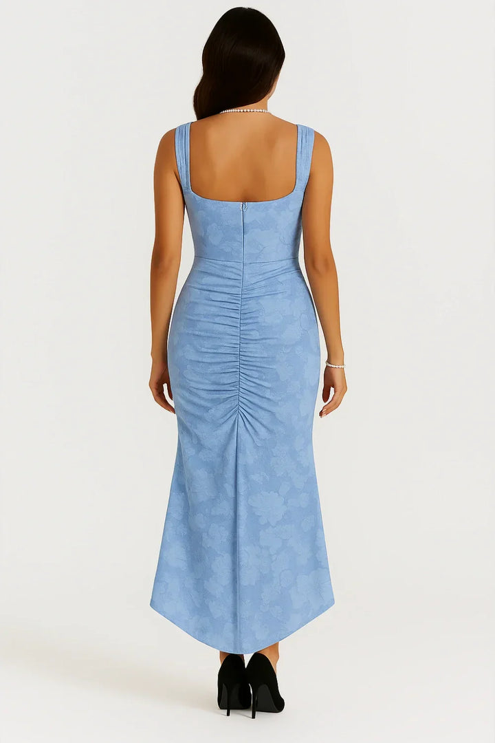 Annika | Robe Maxi Corset Femme Volants – Élégante Robe Maxi Corset 2026