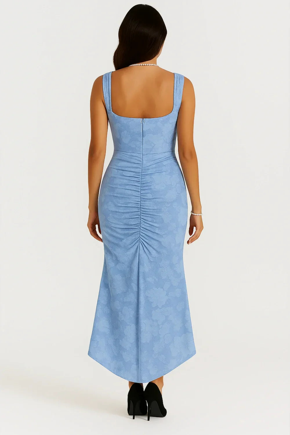 Annika | Robe Maxi Corset Femme Volants – Élégante Robe Maxi Corset 2026