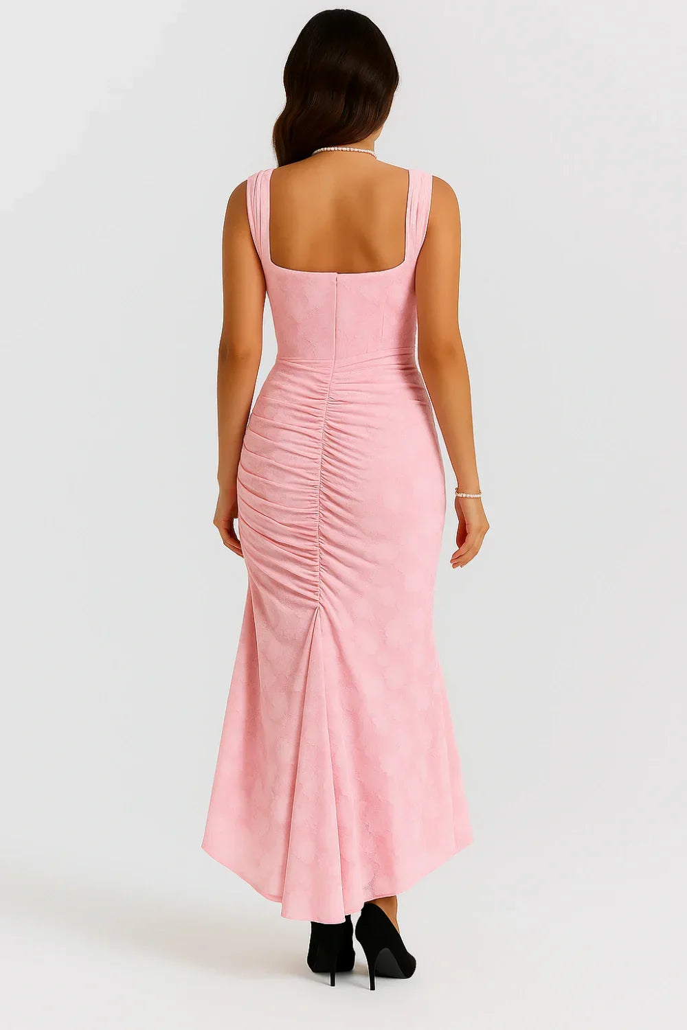 Annika | Robe Maxi Corset Femme Volants – Élégante Robe Maxi Corset 2026