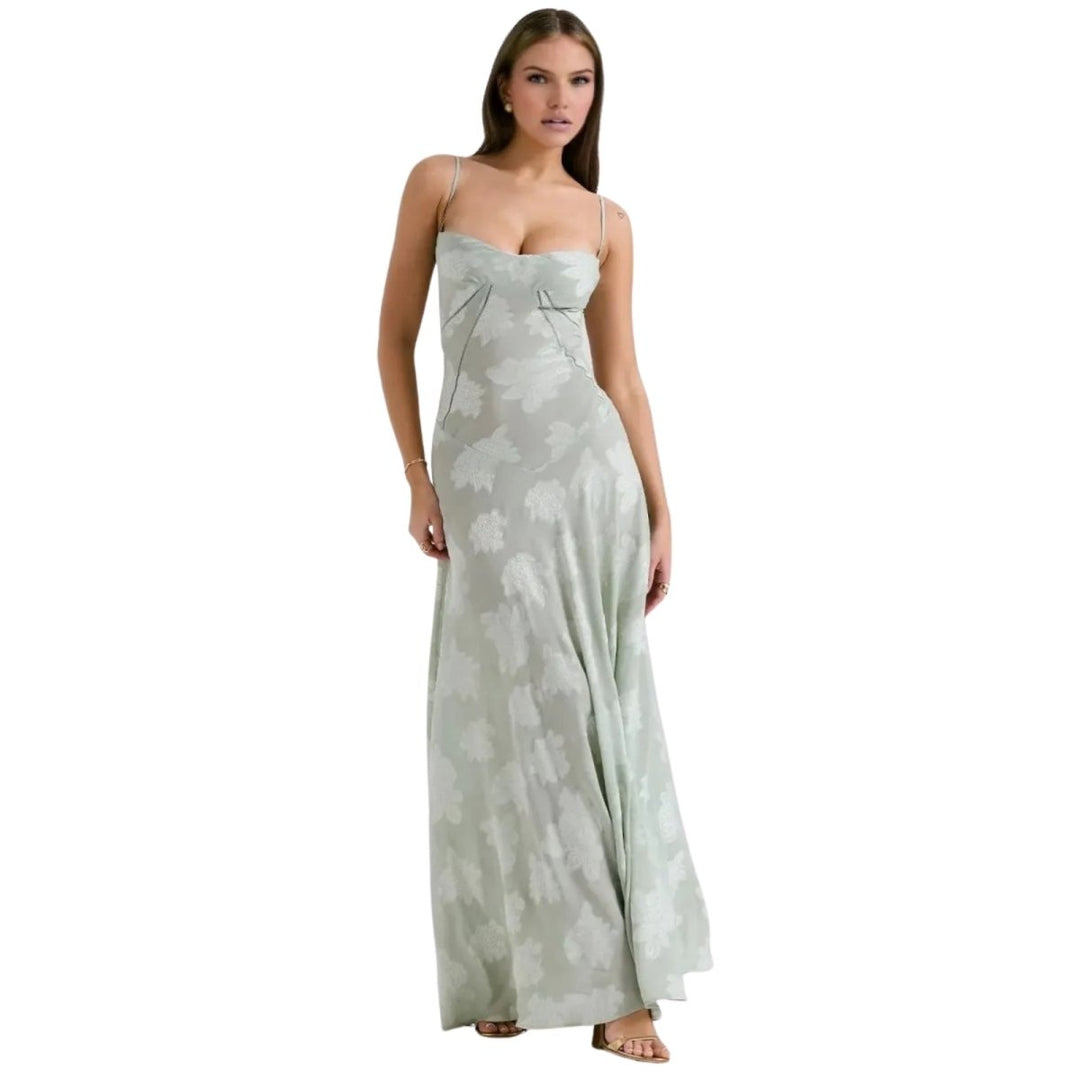 Elena | Robe Maxi Corset Femme Lacée au Dos – Robe Maxi Corset Lacée 2026