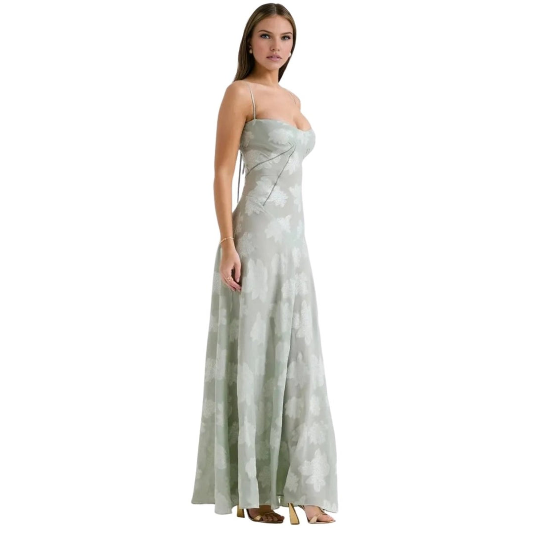Elena | Robe Maxi Corset Femme Lacée au Dos – Robe Maxi Corset Lacée 2026