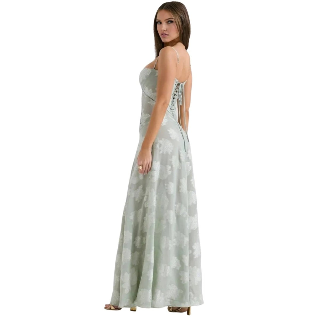 Elena | Robe Maxi Corset Femme Lacée au Dos – Robe Maxi Corset Lacée 2026