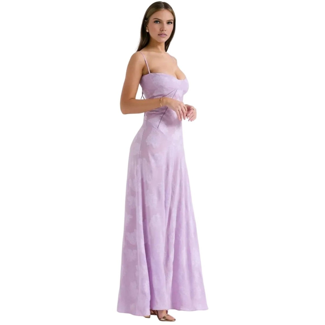Elena | Robe Maxi Corset Femme Lacée au Dos – Robe Maxi Corset Lacée 2026