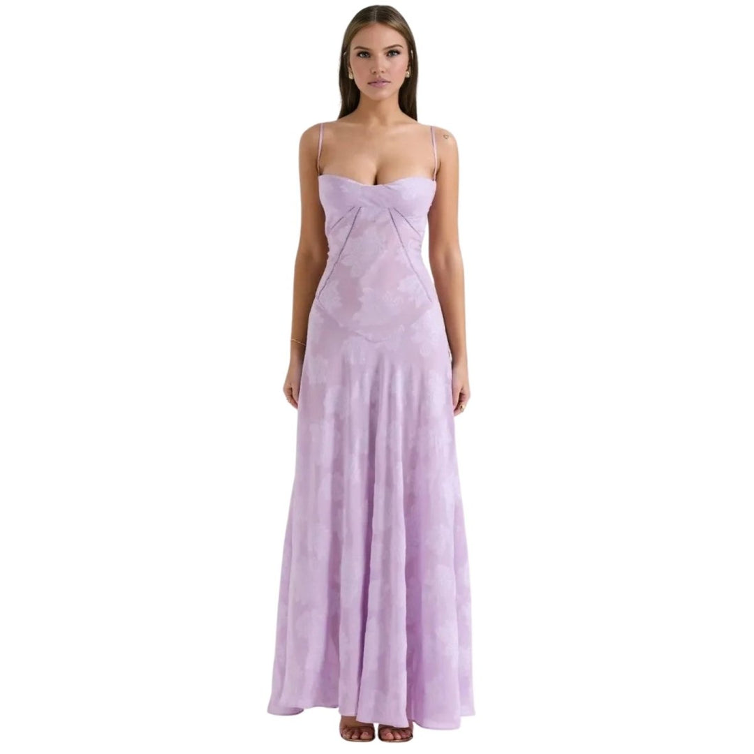 Elena | Robe Maxi Corset Femme Lacée au Dos – Robe Maxi Corset Lacée 2026