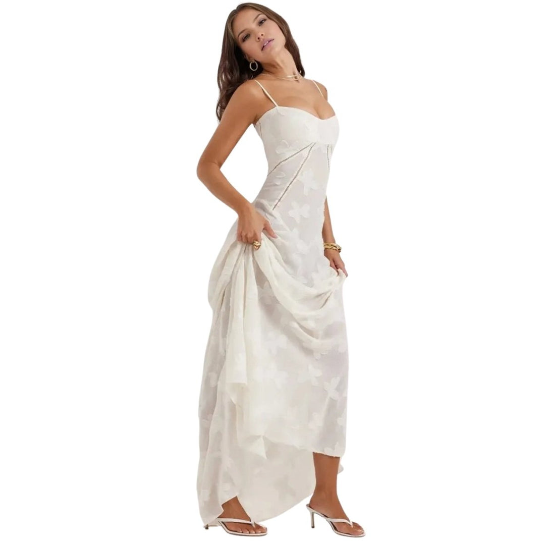 Elena | Robe Maxi Corset Femme Lacée au Dos – Robe Maxi Corset Lacée 2026