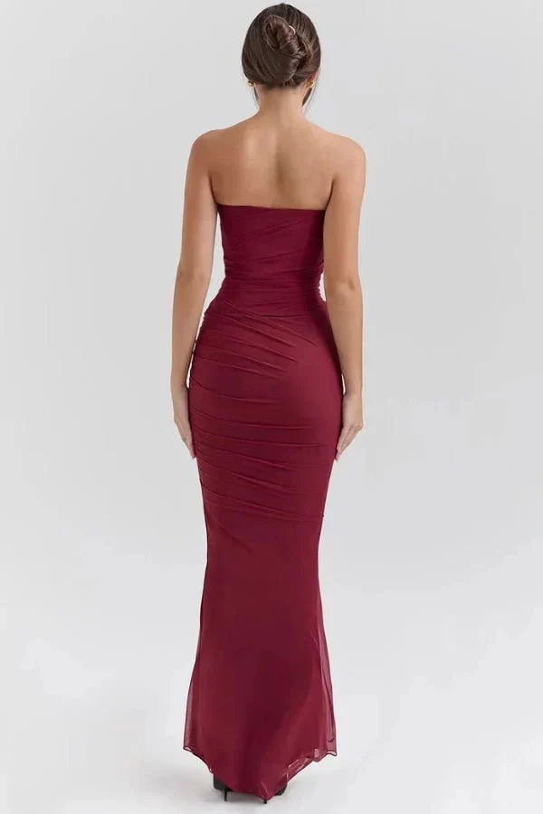 Hanna | Robe maxi corset sans bretelles pour femmes – Corset maxi sans bretelles 2026