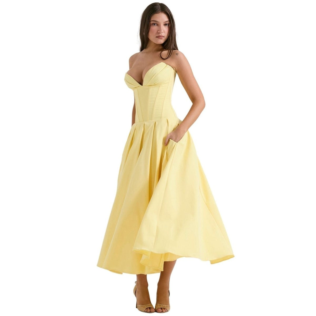 Larissa | Robe Midi Corset Femme pour Occasions Spéciales – Corset Midi Élégant 2026