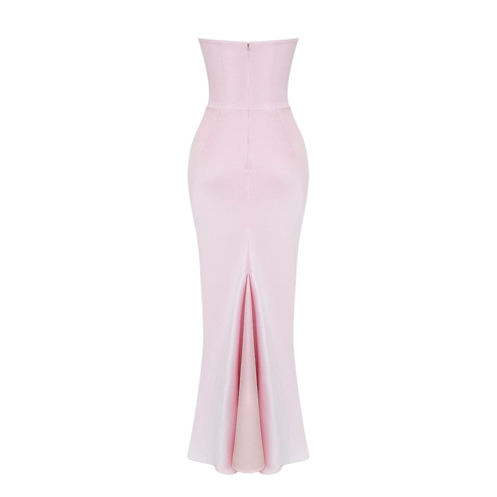 Sabrina | Robe Maxi Bustier Femme en Satin – Robe Maxi Corset Satin 2026