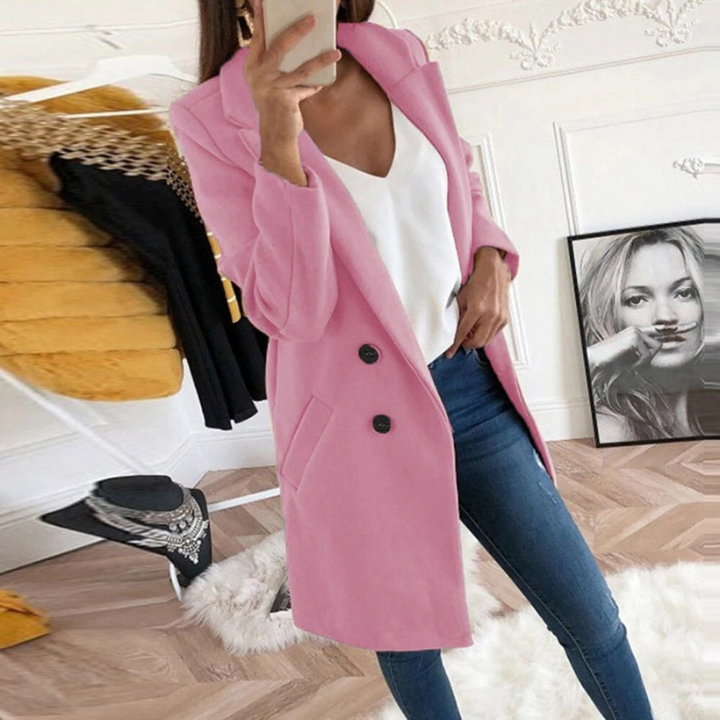 Manteau d'automne décontracté pour femmes | Long