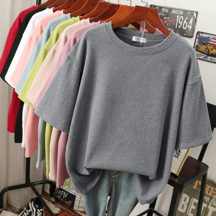 T-shirt décontracté pour femmes en grande taille | Manches courtes